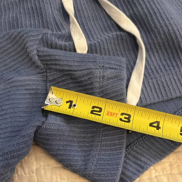 Aerie Blue Ribbed Sweat Shorts Size xs - Picture 5 of 5